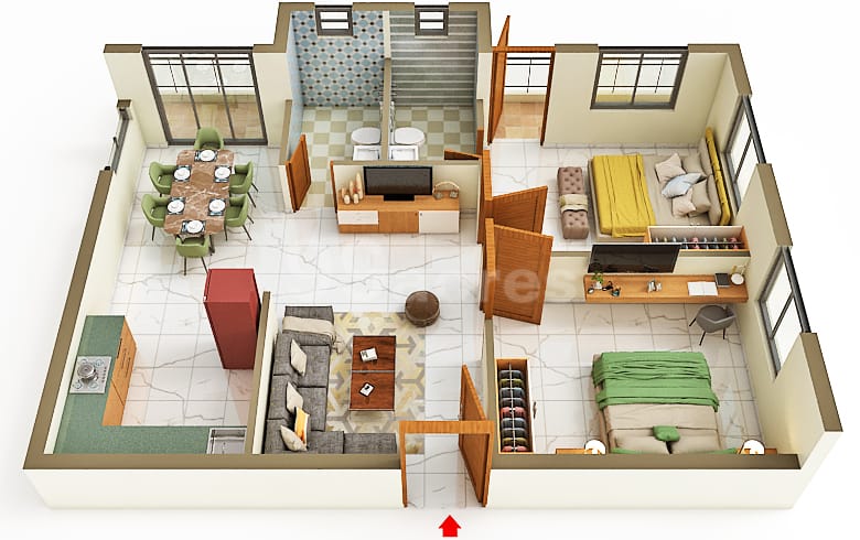 Sai Parx Residency 2BHK